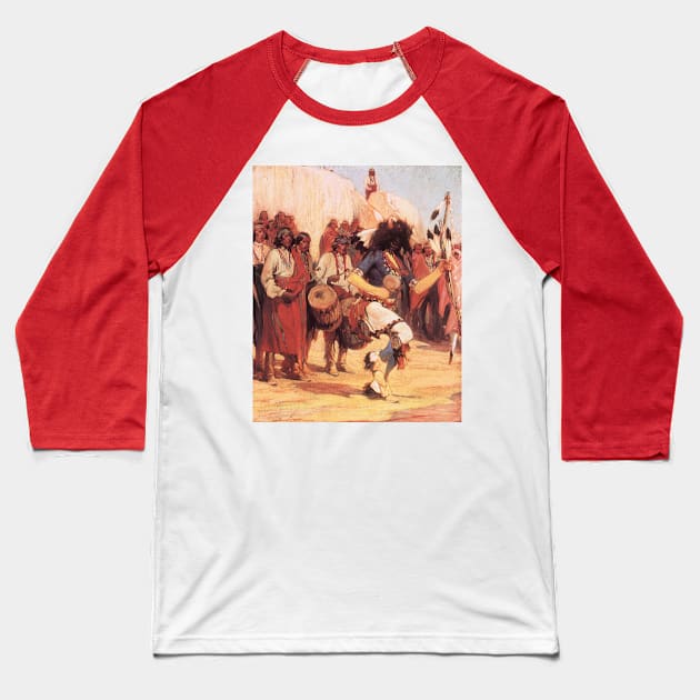 The Buffalo Dancer by Gerald Cassidy Baseball T-Shirt by MasterpieceCafe